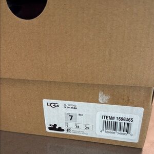 UGG Black Oh Yeah Sandals